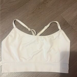 Victoria's Secret White Sports Bra